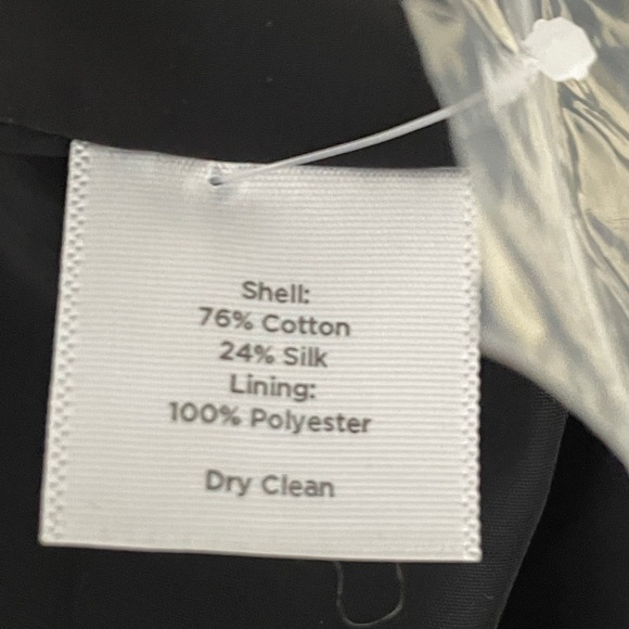 NWT Talbots Size 8P Petites Black Sleeveless Shift Dress Embellished Neckline - Picture 10 of 10